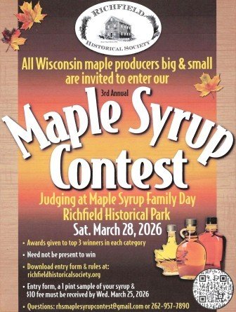 2026 Maple syrup Contest Flier